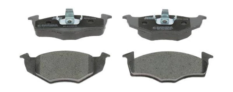 Image of JURID 571915J Brake pad set not prepared for wear warning indicator, without accessories Brake Pad Set,disc brake (402)