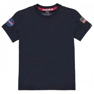 Image of Alpha Industries Badge Tee - Rep Blue 07