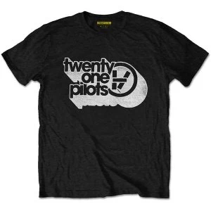 Image of Twenty One Pilots - Vessel Vintage Unisex Large T-Shirt - Black