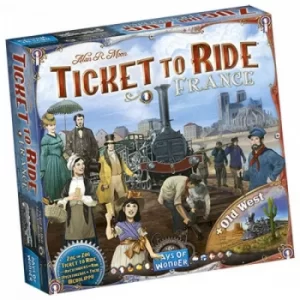 Image of Ticket To Ride France & Old West Map Collection Board Game