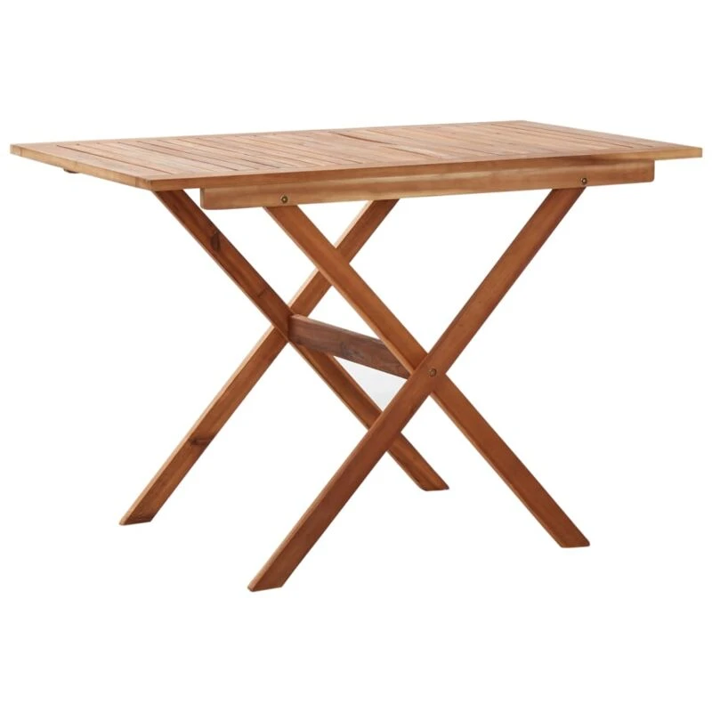 Image of VIDAXL Garden Table 110x67x74cm Solid Acacia Wood Vidaxl 46458