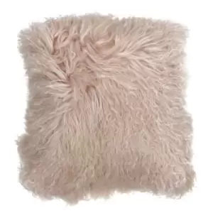 Image of Paoletti Mongolian Polyester Filled Cushion Wool Shell