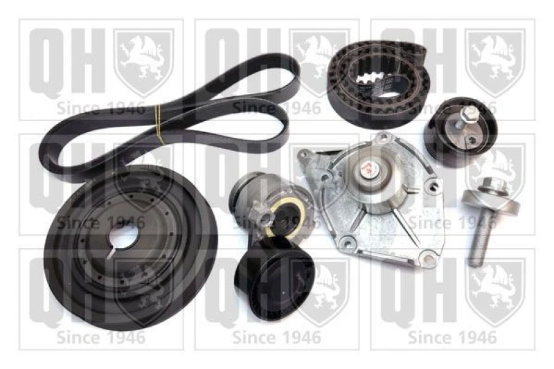Image of QUINTON HAZELL Water pump and timing belt kit QUINTON HAZELL QDB764K1