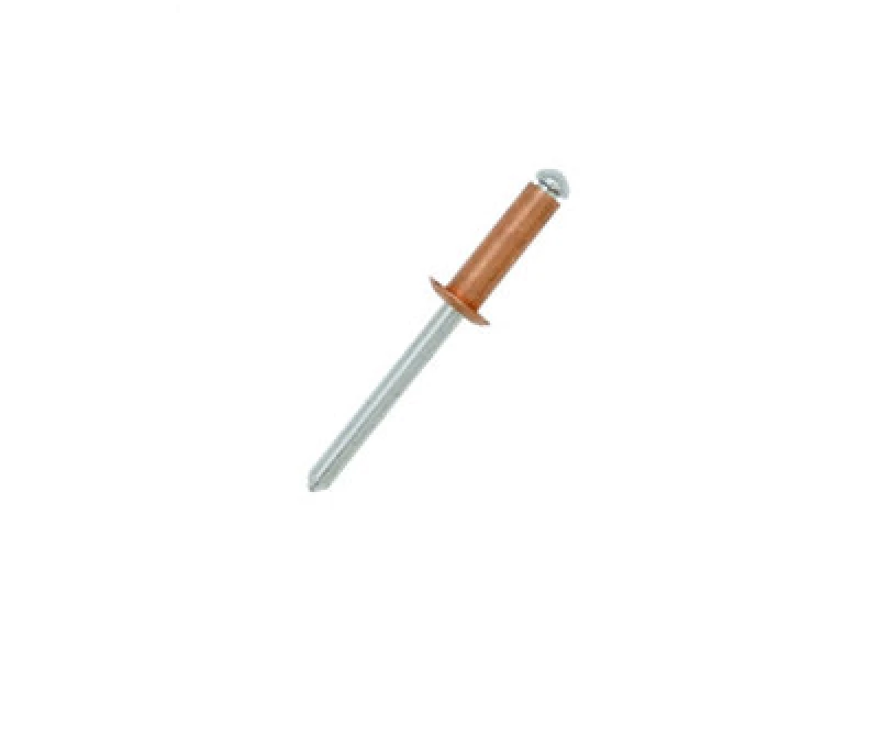 Image of Jrp Riveting Products 3.2 X 6mm Copper/steel Dome Head Rivets - Jrpcsd3206 - Box Of 1000