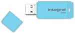 Image of Integral Pastel 32GB USB 2.0 Flash Drive - Blue Sky