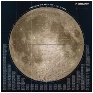 Image of Celestron Observer's Map of the Moon