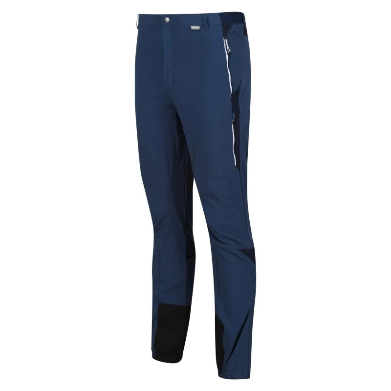 Image of Regatta Mountain III Active Stretch Trousers - Blue Blue One Size