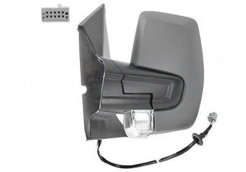 Image of VAN WEZEL 1989807 Wing mirror * HAGUS * Left, Heatable, primed Outside Mirror (50)