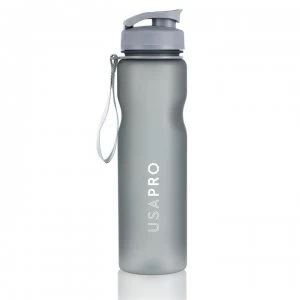 image of USA Pro Soft Touch Water Bottle - Grey