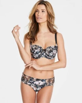 image of Panache Thea Dark Floral Balcony Bra