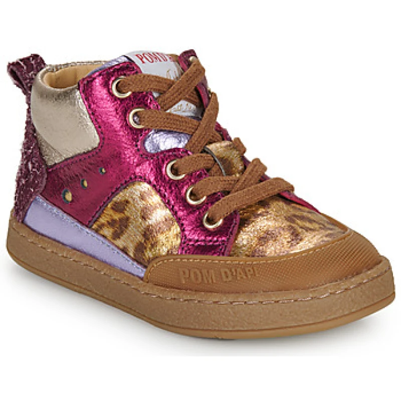 Image of Pom d'Api Baby girl booties Pom d'Api bump mousse Violet Female 20