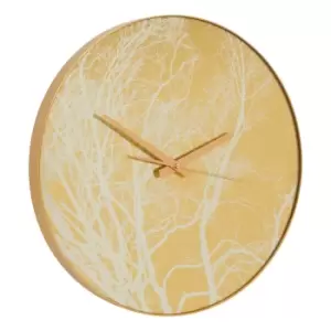 Celina Gold Finish Branch Design Wall Clock