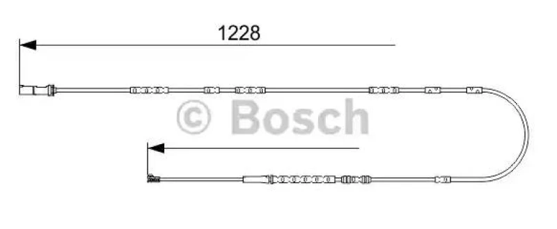 Image of Bosch 1 987 473 571 Brake Pad Wear Sensor Warning Contact,brake pad wear (407)