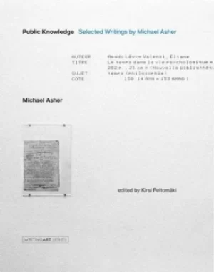 Image of Public knowledge by Michael Asher