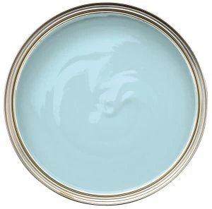 Image of Wickes Non-Drip Gloss Paint - Soft Blue 750ml