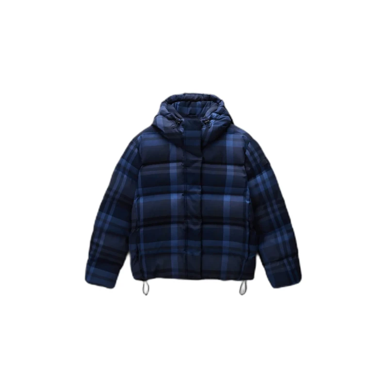 Image of Womens Puffer jacket Napapijri A-Glane Check CBP Bleu Female S