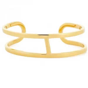 Image of Tommy Hilfiger Gold Plated Open Cuff Bangle 2701048