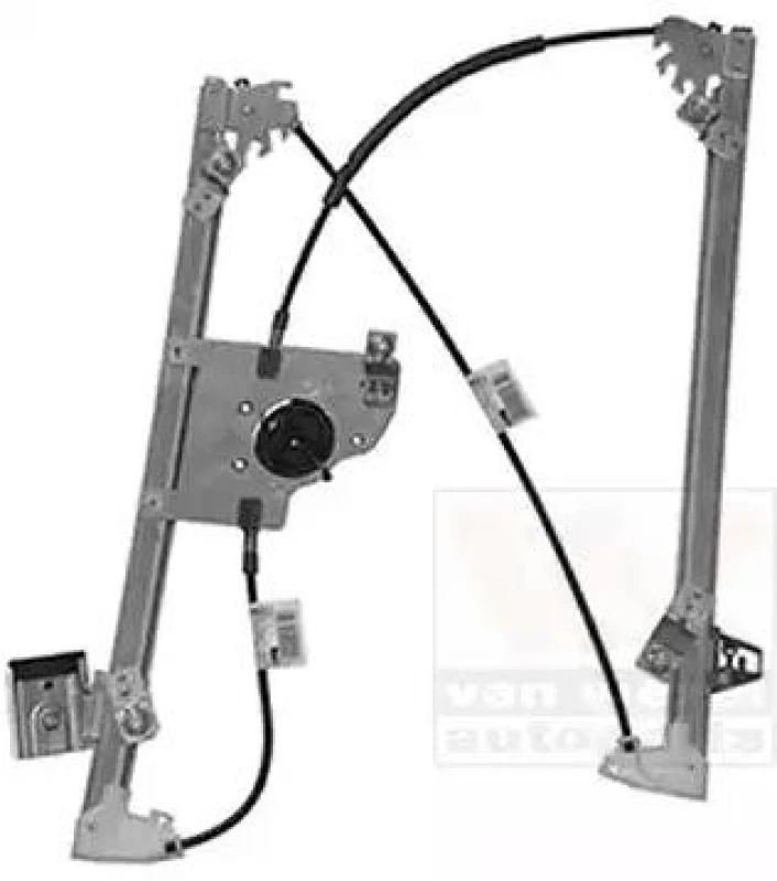 Image of VAN WEZEL 0928262 Window regulator Right Front, Operating Mode: Electric, without electric motor Window Winder (1561)