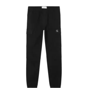Image of Calvin Klein Jeans Skinny Washed Cargo Pants - Black