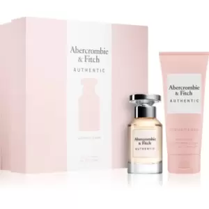 image of Abercrombie & Fitch Authentic Woman Gift Set 50ml Eau de Parfum + 200ml Body Lotion