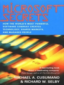 Image of Microsoft Secrets by Michael Cusumano Hardback