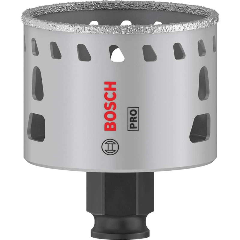 Image of Bosch PRO Power Change Plus Diamond Grit Tile Hole Saw 2608901564 Diameter: 57mm