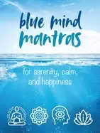 Image of blue mind mantras for serenity calm and happiness