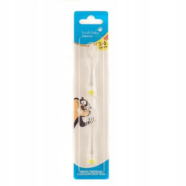 Image of Brush Baby Kidzsonic Electric Toothbrush Replacement Heads 2Pcs