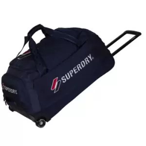 Image of Superdry Medium Wheeled Holdall - Navy