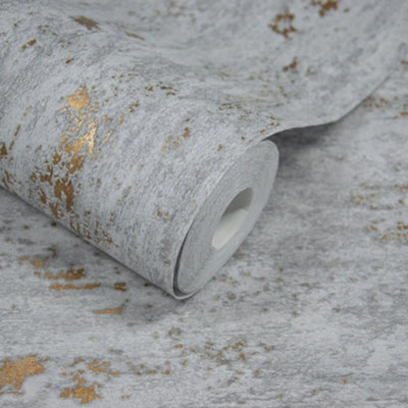 Image of Grandeco Paul Moneypenny Concrete Grey Urban Texture Wallpaper 10m x 53cm For Grandeco, Grey 175205