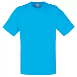 Image of Fruit Of The Loom Mens Valueweight Short Sleeve T-Shirt (2XL) (Azure Blue)