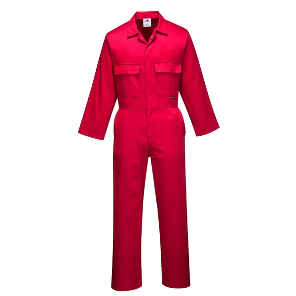 image of Portwest S999 Euro Work Boilersuit S999RER4XL Colour: Red