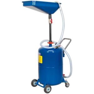 Image of Sealey AK451DX Mobile Oil Drainer Air Discharge 65l