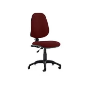 Image of Dynamic Permanent Contact Backrest Task Operator Chair Without Arms Eclipse I Ginseng Chilli Seat High Back