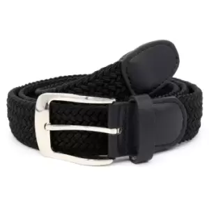 Duke Mens Simon Stretch Braided Belt (6XL) (Black)