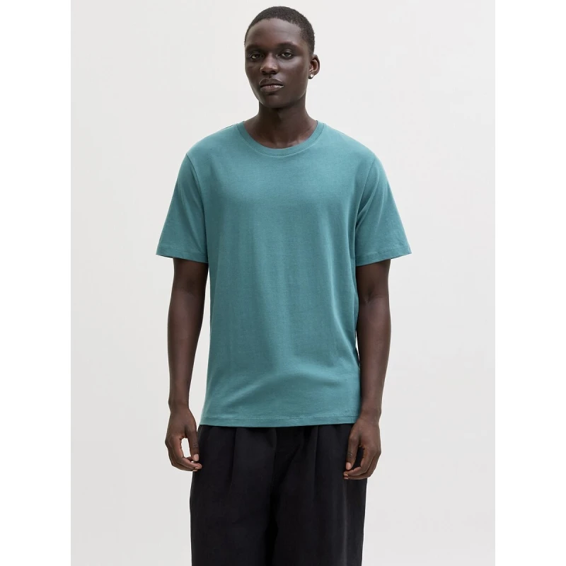 Image of jack & jones Organic Cotton T-Shirt with Crew Neck Green Organic Cotton S