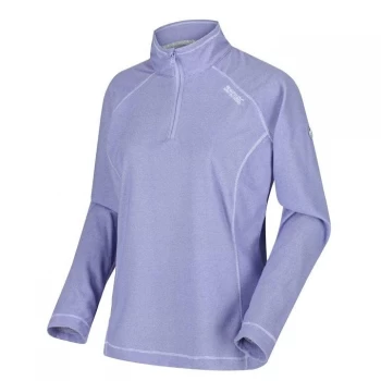 image of Regatta Womens Montes Half Zip Fleece - LilacBlm/Whi