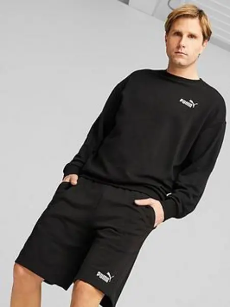 Puma Mens Relaxed Sweat Suit - Black Size S, Men Black VDQR5 Male S