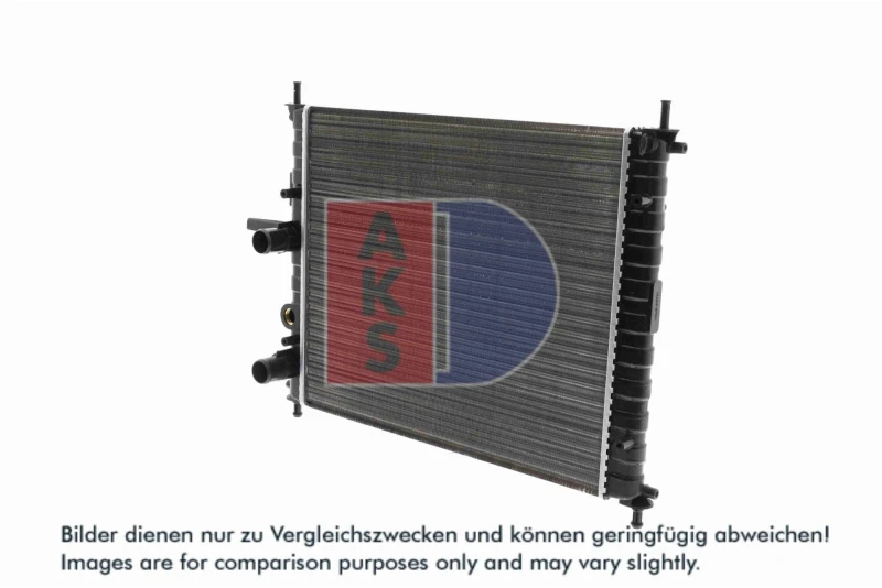 Image of AKS DASIS 080790N Engine radiator Aluminium, Mechanically jointed cooling fins Radiator,engine cooling (470)