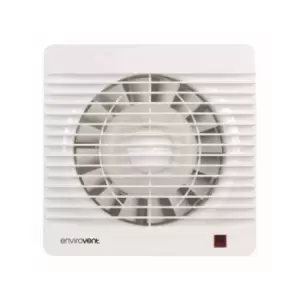 image of Envirovent Profile 150mm 6" Axial Extractor Fan for Kitchen & Bathroom with Timer - PRO150T