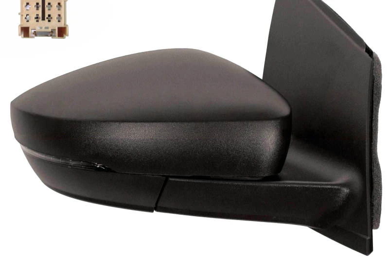 Image of PRASCO VG0237133P Wing mirror Right, black, Electric, Internal Adjustment Outside Mirror (50)