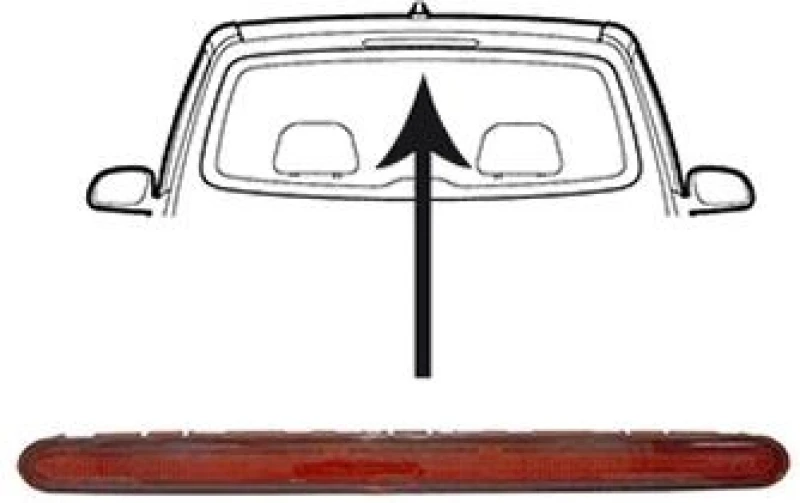 Image of VAN WEZEL Third brake light VAN WEZEL 5856929
