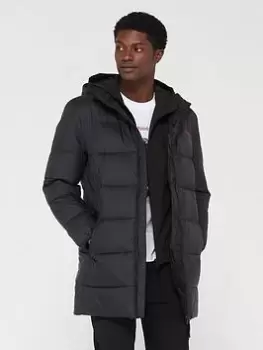 Image of HUGO Mati2341 Padded Coat - Black, Size S, Men