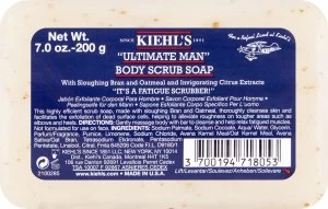 image of Kiehl's Ultimate Man Body Scrub Soap 200g