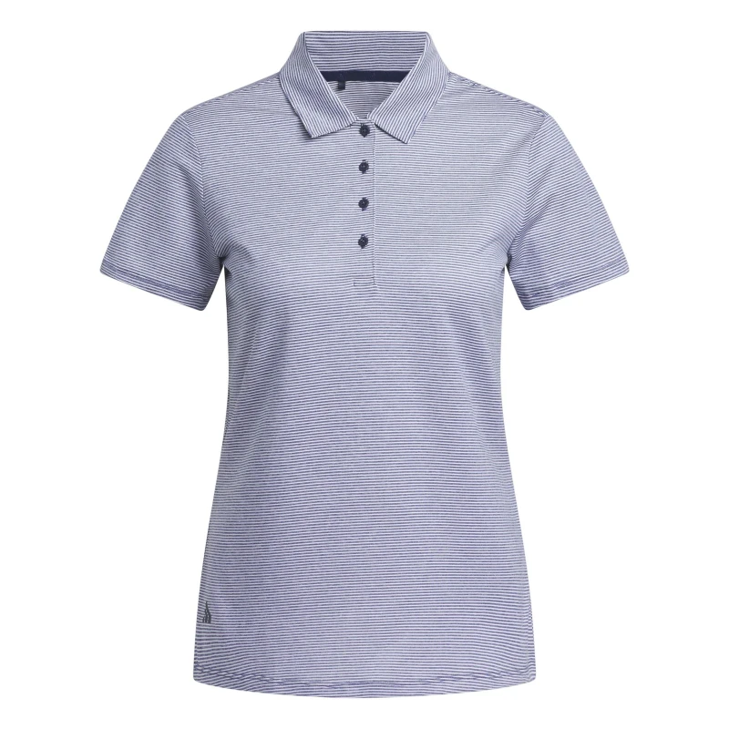 Image of adidas Ottoman Short Sleeve Polo Shirt Womens - Blue Blue S