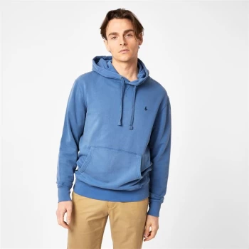 image of Jack Wills Woodward Pheasant Logo Hoodie - Deep Blue GD