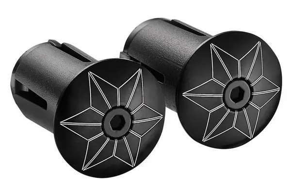 image of Supacaz Bar End Plugs - Black