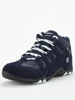 Image of Hi-Tec Quadra Mid Walking Boot - Navy, Size 5, Women