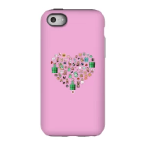 Image of Pixel Sprites Heart Phone Case - iPhone 5C - Tough Case - Gloss