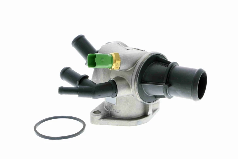 Image of VEMO V24-99-0047 Engine thermostat Original VEMO Quality, Opening Temperature: 88°C, with housing, with sensor Thermostat,coolant (316)